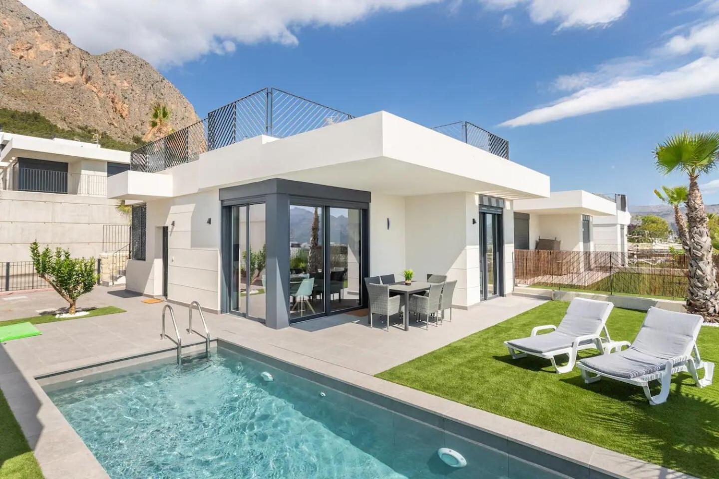 Casa Con Piscina Privada Polop Villa Dış mekan fotoğraf